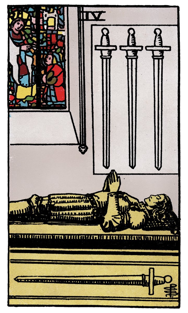 Kılıç Dörtlüsü (4 of Swords)