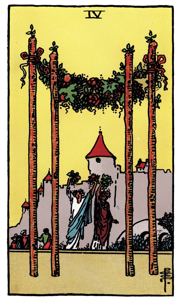 Değnek Dörtlüsü (4 of Wands)