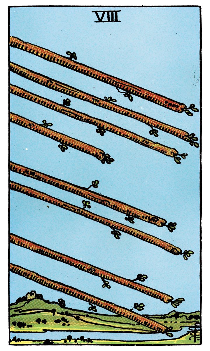 Değnek Sekizlisi (8 of Wands)