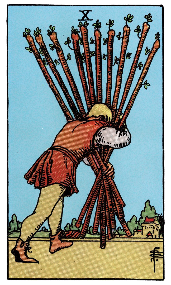 Değnek Onlusu (10 of Wands)